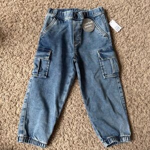 BabyGap Boys Blue Denim Cargo Jeans